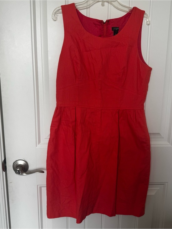 J. Crew Dresses & Skirts - J. Crew Coral Pleated Sleeveless Dress